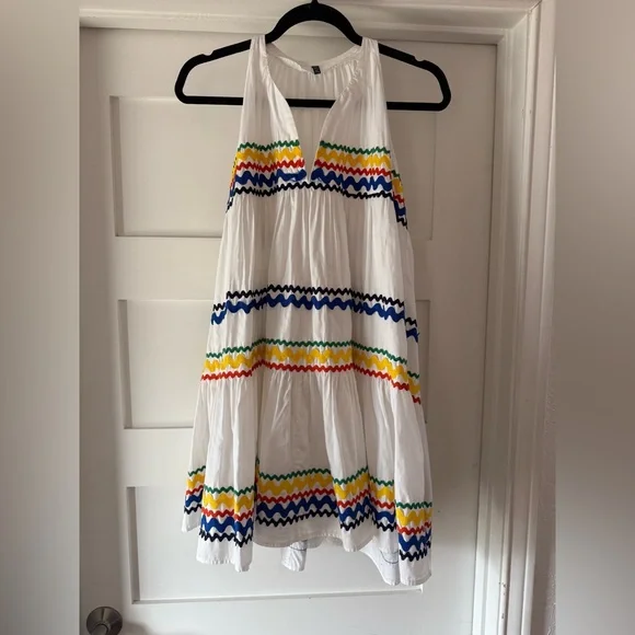 Lisa Marie Fernandez Colorful Striped Summer Dress - Picture 2 of 7